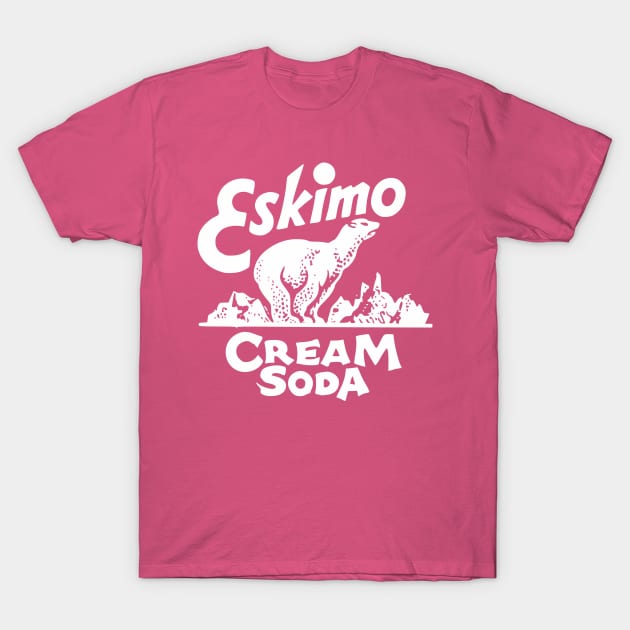 Vintage Soda Pop Bottlecap - Eskimo Cream Soda T-Shirt by Yesteeyear